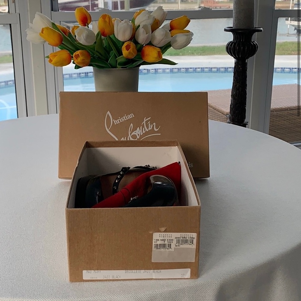 Vintage Christian Louboutins in Jazz Black Patent